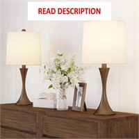 $78  Set of 2 Lavish Home Table Lamps  LED  Bronze