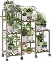 BAMWORLD PLANT STAND WITH WHEELS FOR INDOOR