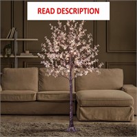 $85  Lighted Gypsophila Tree 6FT 176 LED Home Deco