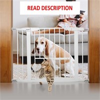$50  Wide Metal Pet Gate  H:29.1  with Cat Door
