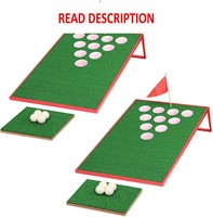 $120  Golf Pong Cornhole Set Chip Shot Game  Red