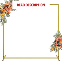 $40  6.6FT Wedding Arch Frame  Square Stand