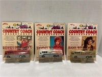 LOT OF 3 COUNTRY COACH DIE CAST COLLECTIBLES -