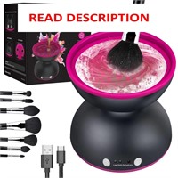 $20  USB Makeup Brush Cleaner Machine  Rechargeabl