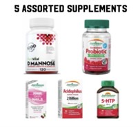 5 ASSORTED SUPPLEMENTS NEW SEALED