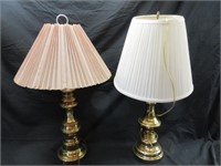 Mid-Century Brass Lamps