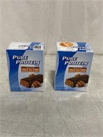 PURE PROTEIN PEANUT BUTTER PROTEIN BARS BB APRIL