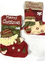 CHRISTMAS STOCKINGS 16IN 2PC