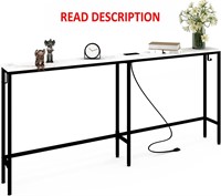 $63  70 Console Table  7.9D x 70.9W x 31.7H