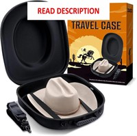 $70  Ozueccr Travel Hat Carrier Case - Black  Larg