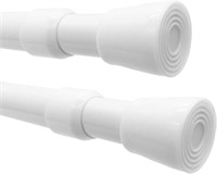Shower Curtain Rods Pack of 2, 41-75 Inches