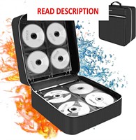 Tamfile 600 Case  Fireproof CD Storage  (Black)