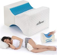 Abco Tech Memory Foam Knee Pillow with Cooling