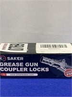 SAKER GREASE GUN COUPLER LOCKS 14000PSI SEALED