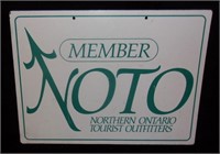 Vintage NOTO metal sign.