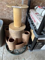 SPOOL, FLOWER POT AND UMBRELLA STAND