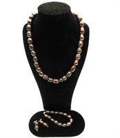 Vintage Pearl Jewelry Set ( NICE )