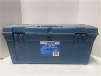 Mastercraft 25" plastic Tool Box. Needs new