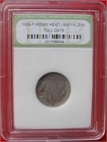 1924P Indian Head/Buffalo Nickel