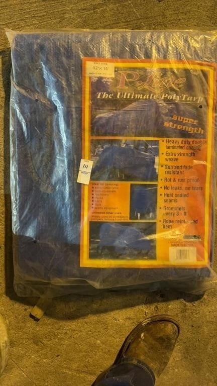 The ultimate poly tarp still in package