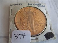 374-BICENTENNIAL LIBERTY COPPER COIN