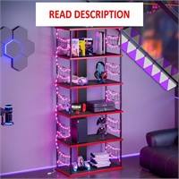 $130  Bestier 6-Tier Shelves with RGB Lights