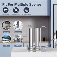 $160 FRIZZLIFE COUNTERTOP WATER FILTER SYSTEM,