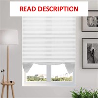 $30  TFSKY 6 Pack Pleated Blinds  White 48x72