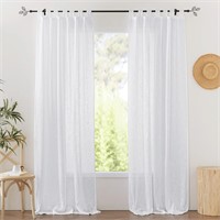 White Sheer Curtains