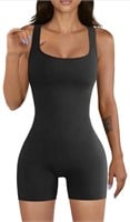 YIOIOIO WOMEN WORKOUT SEAMLESS JUMPSUIT - SIZE