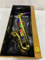 KIDS TOY SAXOPHONE UNTESTED 16IN