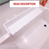$60  Tub Topper Splash Guard & Toy Tray (White)