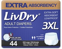 LivDry Adult Incontinence Underwear, Extra