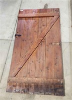 BC Wooden Barn Door 38x73" with handle & latch