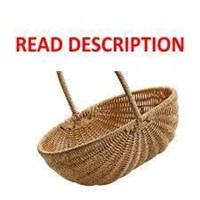 $36  Multipurpose Woven Basket Handle Storage Ratt
