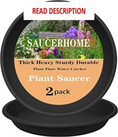 $27  16 Black Plant Saucer 2-Pack  6-20 Inch