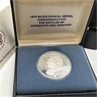 STERLING SILVER PROOF BICENTENNIAL MEDAL