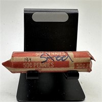ROLL OF STEEL WHEAT PENNIES CENTS