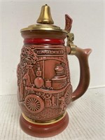 Avon Tribute to Firefighters Beer Stein. Approx.
