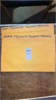 Plymouth owners manuals