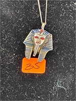 Sterling Egyptian Pendant and Chain