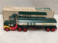 1977 Hong Kong Hess Tanker Toy Truck with box as