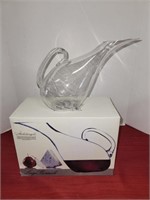 32 Ounce Mouth Blown Crystal Decanter