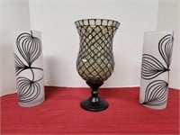 3 Vases - 10.5" to 11" Tall