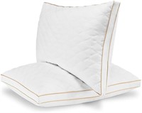 Italian Luxury Quilted Pillow - Queen, Set of 2