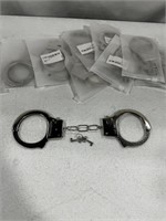 TOY HAND CUFFS 10PCS SOME MISSING KEYS