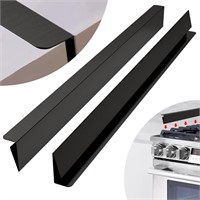 $30  Stove Gap Cover (2 Pack) 23.5 Inch  Black