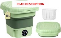 Portable Washing Machine  Mini Washer  11L - Green