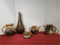 Stoneware Vases and Pitchers