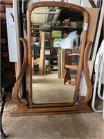 Wood Framed Mirror - No Shipping